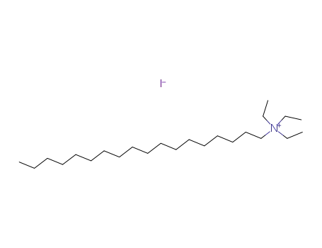 Molecular Structure of 4028-00-6 (N,N,N-triethyloctadecan-1-aminium)