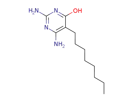 Molecular Structure of 4038-56-6 (2,6-diamino-5-octylpyrimidin-4(1H)-one)