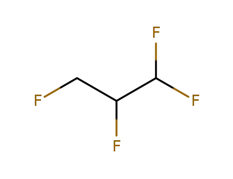 Molecular Structure of 24270-68-6 (Propane,1,1,2,3-tetrafluoro-)