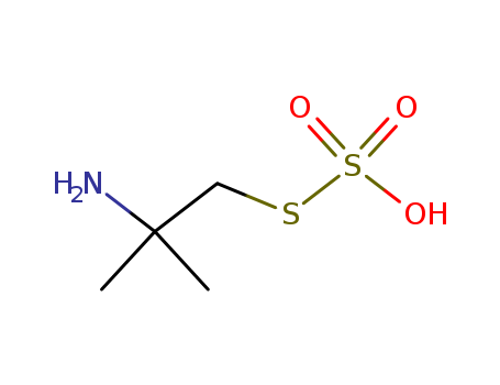 Thiosulfuric acid, S-(2-amino-2-methylpropyl) ester