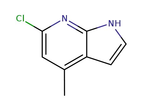 Molecular Structure of 4894-29-5 (6-Chloro-4-methyl-7-azaindole)
