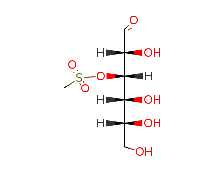 Molecular Structure of 40631-95-6 (3-O-METHYLSULFONYL-D-GLUCOPYRANOSE)