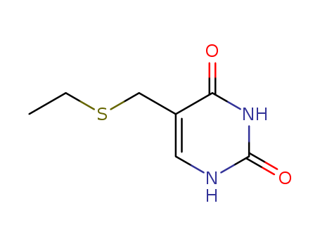 2,4(1H,3H)-Pyrimidinedione,5-[(ethylthio)methyl]-(4874-41-3)