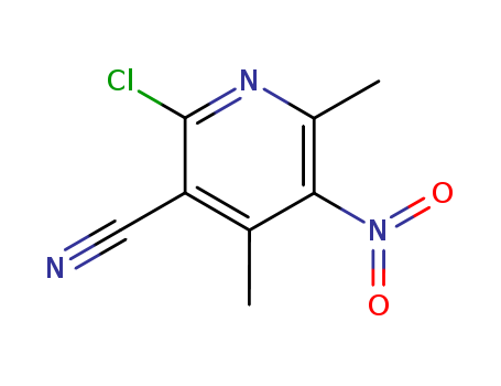 2-Chloro-4,6-dimethyl-5-nitropyridine-3-carbonitrile