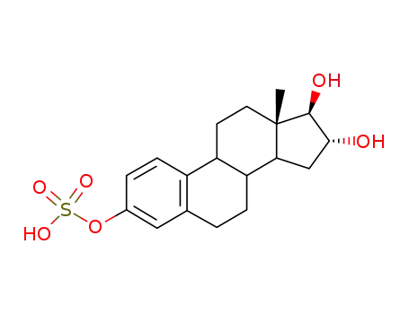 Molecular Structure of 481-95-8 (estriol 3-sulfate)