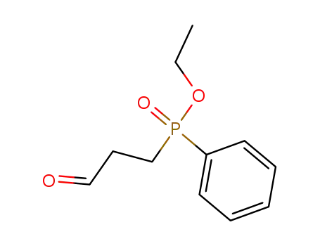 Molecular Structure of 4115-64-4 ((2-formylethyl)phenylphosphinic acid ethyl ester)