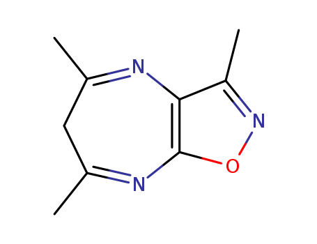6H-Isoxazolo[4,5-b][1,4]diazepine,3,5,7-trimethyl- cas  41230-61-9