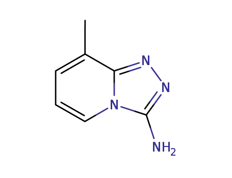Molecular Structure of 4926-25-4 (8-methyl[1,2,4]triazolo[4,3-a]pyridin-3-amine)