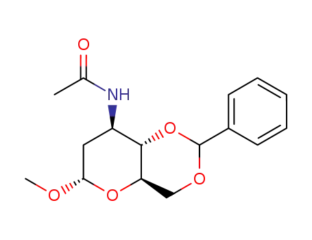 Methyl 3-Acetamido-4,6-O-benzylidene-2,3-dideoxy-α-D-arabino -hexopyranoside