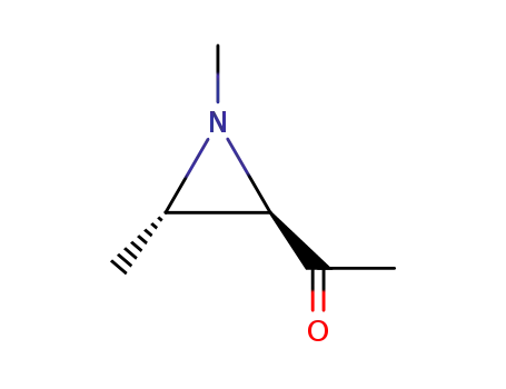 Molecular Structure of 41110-10-5 (Ethanone, 1-(1,3-dimethyl-2-aziridinyl)-, (1alpha,2alpha,3beta)- (9CI))