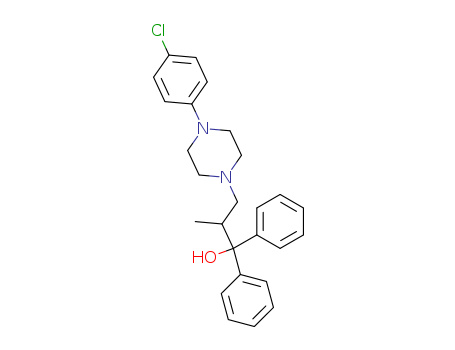 4082-43-3,3-[4-(4-chlorophenyl)piperazin-1-yl]-2-methyl-1,1-diphenylpropan-1-ol,