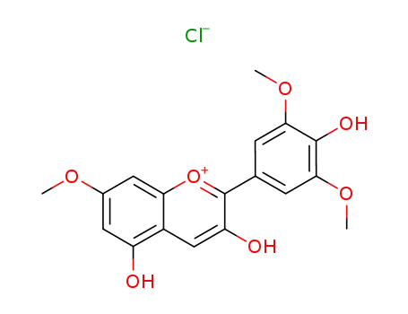 Molecular Structure of 4092-66-4 (Hirsutidin chloride)