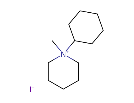 Piperidinium,1-cyclohexyl-1-methyl-, iodide (1:1) cas  41225-71-2