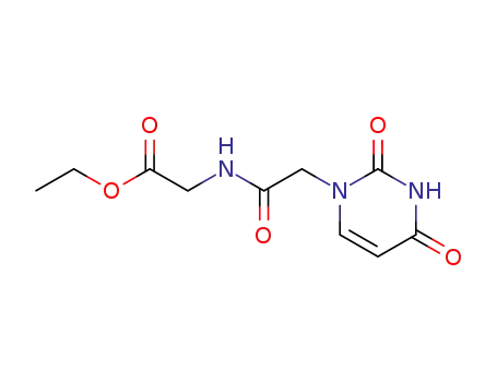 Ethyl 2-[[2-(2,4-dioxopyrimidin-1-yl)acetyl]amino]acetate