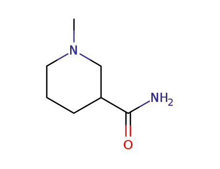Molecular Structure of 4138-27-6 (1-methylpiperidine-3-carboxamide)