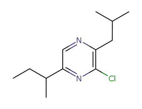 Pyrazine, 3-chloro-5-(1-methylpropyl)-2-(2-methylpropyl)-