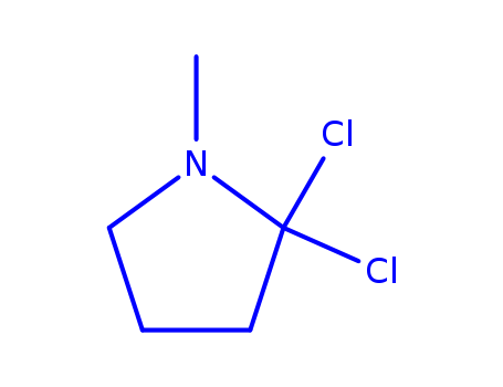 Pyrrolidine, 2,2-dichloro-1-methyl- (9CI)