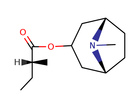Butanoicacid, 2-methyl-, (3-endo)-8-methyl-8-azabicyclo[3.2.1]oct-3-yl ester, (2S)-