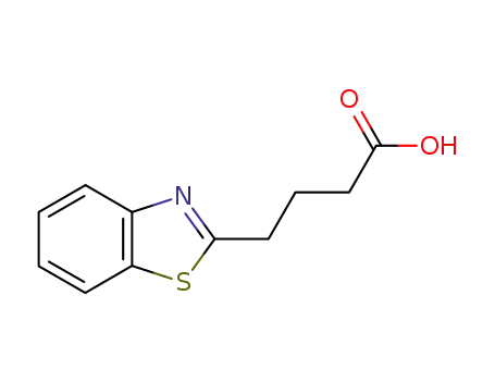 Molecular Structure of 41387-91-1 (2-Benzothiazolebutanoicacid(9CI))