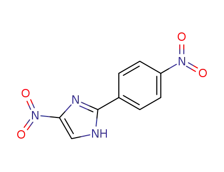 Molecular Structure of 4205-17-8 (Imidazole, 2-(4-nitrophenyl)-4-nitro-)