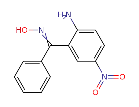 Molecular Structure of 4977-17-7 ((E)-(2-Amino-5-nitrophenyl)(phenyl)methanone oxime)