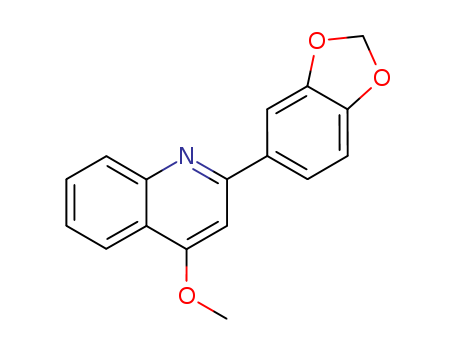 Quinoline,2-(1,3-benzodioxol-5-yl)-4-methoxy-