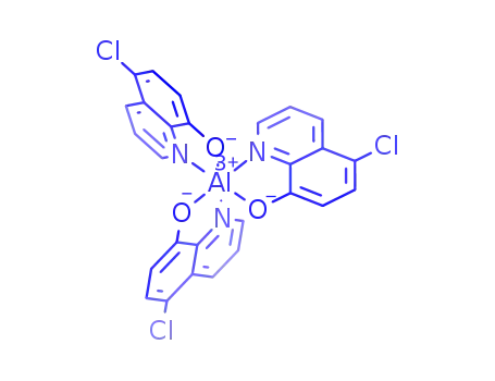 Molecular Structure of 41584-66-1 (ALUMINUM 5-CHLORO-8-HYDROXYQUIN-OLINATE)