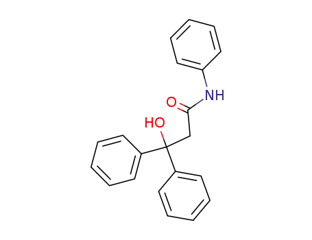 Molecular Structure of 4198-16-7 (3-hydroxy-N,3,3-triphenylpropanamide)
