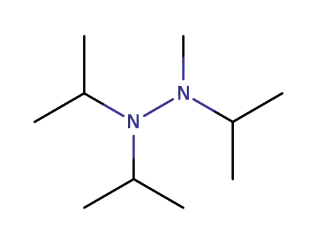 Molecular Structure of 49840-64-4 (1-methyl-1,2,2-tri(propan-2-yl)hydrazine)