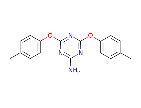 1,3,5-Triazin-2-amine,4,6-bis(4-methylphenoxy)-