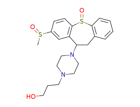 1-Piperazinepropanol,4-[10,11-dihydro-8-(methylsulfinyl)-5-oxidodibenzo[b,f]thiepin-10-yl]-