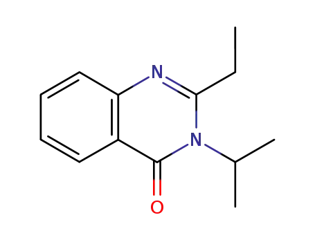 Molecular Structure of 49739-17-5 (2-ethyl-3-propan-2-yl-quinazolin-4-one)