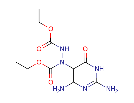 1,2-Hydrazinedicarboxylicacid, 1-(2,4-diamino-1,6-dihydro-6-oxo-5-pyrimidinyl)-, 1,2-diethyl ester