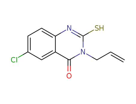 4(1H)-Quinazolinone,6-chloro-2,3-dihydro-3-(2-propen-1-yl)-2-thioxo-