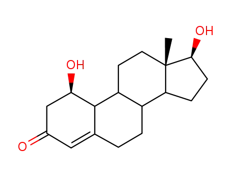Molecular Structure of 4201-70-1 (1,17-dihydroxyestr-4-en-3-one)