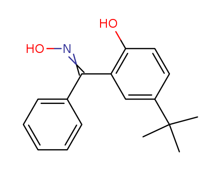 Methanone, 1-[5-(1,1-dimethylethyl)-2-hydroxyphenyl]phenyl-, oxime
