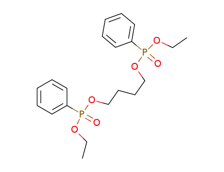 Molecular Structure of 4151-23-9 (butane-1,4-diyl diethyl bis[phenyl(phosphonate)])