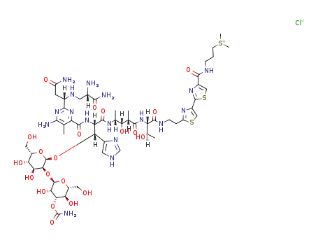 Molecular Structure of 49830-49-1 (BLEOMYCIN A2, HYDROCHLORIDE)