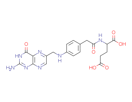 L-Glutamic acid,N-[[4-[[(2-amino-1,4-dihydro-4-oxo-6-pteridinyl)methyl]amino]phenyl]acetyl]-(9CI) cas  41934-82-1