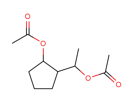 Molecular Structure of 41692-58-4 (1-[2-(acetyloxy)cyclopentyl]ethyl acetate)