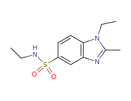 1H-Benzimidazole-5-sulfonamide,N,1-diethyl-2-methyl- cas  4979-75-3
