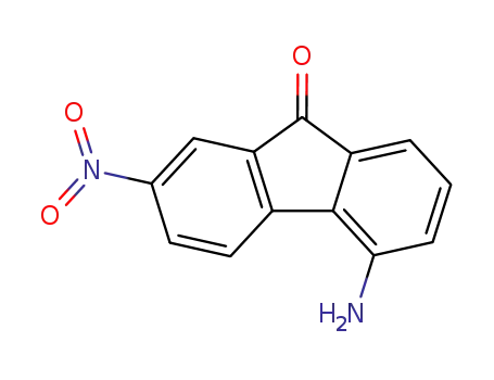 Molecular Structure of 42523-37-5 (5-Amino-2-nitro-9H-fluoren-9-one)