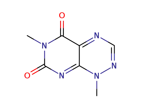 Molecular Structure of 84-82-2 (Toxoflavin)