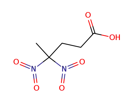 Molecular Structure of 5029-31-2 (4,4-dinitropentanoic acid)