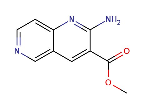 1,6-Naphthyridine-3-carboxylicacid, 2-amino-, methyl ester cas  50345-91-0