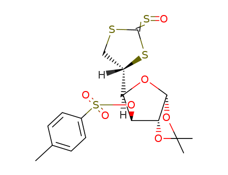 b-L-Idofuranose,1,2-O-(1-methylethylidene)-5,6-S-(sulfinylmethylene)-5,6-dithio-,4-methylbenzenesulfonate (9CI) cas  4239-69-4