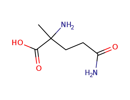 Molecular Structure of 4247-16-9 (2-methylglutamine)