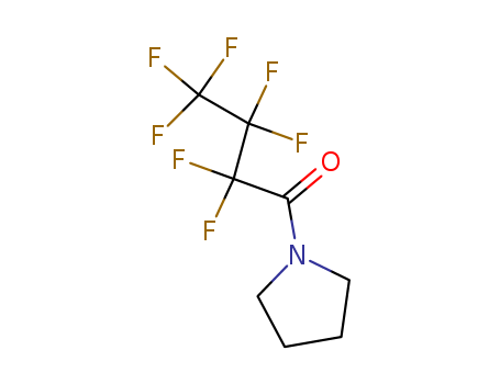 1-Butanone,2,2,3,3,4,4,4-heptafluoro-1-(1-pyrrolidinyl)- cas  424-54-4