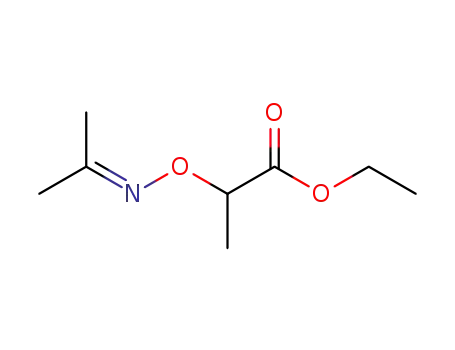 Molecular Structure of 54716-29-9 (Ethyl 2-(isopropylideneaminooxy)propionate)