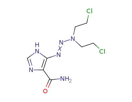 4-[bis(2-chloroethyl)aminodiazenyl]-4H-imidazole-5-carboxamide